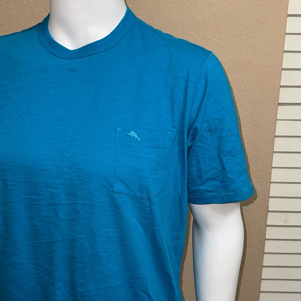Tommy Bahama Bali T-Shirt Pocket Short Sleeve Cotton - Picture 3 of 7